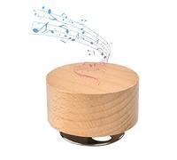 YWNYT Boîte à musique rotative en bois, boîte à musique mécanique pour décoration de bureau, base en bois, château dans le ciel, boîte à musique cadeau pour anniversaire, fête des mères, Noël