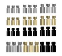 YWNYT Kit de 36 outils de fléchettes en laiton, 3 couleurs 1,5g/2g/2,5g/3g, poids de fléchettes en laiton, outil d'accélérateur, accessoires de fléchettes à filetage 2BA pour contrepoids de fléchettes