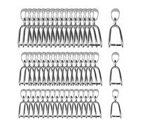 YWNYT Lot de 150 fermoirs en métal pour collier, bijoux, loisirs créatifs