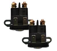 YWNYT Lot de 2 relais solénoïdes 862-1211-211-16 - Relais solénoïde de démarreur 12 V pour Trombetta Jo-hn Dee-re Cub Cadet AM138068 725-04439 LA100 LA105 LA110 LA115 LA120 LA120 LA1220 5