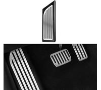 Ywooon Antidérapant Couvre-pédale pour Tesla Model 3 Model Y, Carburant en Alliage D'aluminium Pédale De Frein Pédale Rest Pads Tapis Couverture Accessoires Voiture (Pédale de Repos)