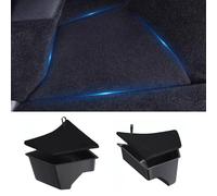 Ywooon Boîtes de Rangement pour Tesla Model 3 Highland 2024 2025 Coffre Arrière Avec Couvercles, Paquets de Protection de Rangement Latéral, Bac de Rangement Latéral Pour Coffre Arrière, 2 Pièces