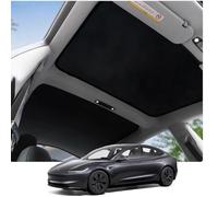 Ywooon Pare-Soleil de Toit pour Tesla Model 3 2021-2023, Pare-Soleil magnétique Pliable Model 3 pour Toit en Verre, Fenêtre de Toit Isolation Contre Les Rayons UV, Noir (Produit à Partir de US/DE)