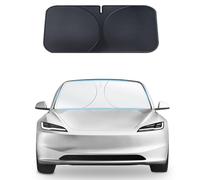 Ywooon Pare-Soleil pour Tesla Model 3 / Y 2017-2023 2024 2025 Highland Pare-Brise Visière Pare-Brise Pliable pour Sun Shade Protection Contre la Chaleur Accessoires