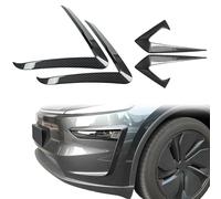 Ywooon Protections de Feux de Brouillard Avant pour Tesla Model Y Juniper 2025-2026, Cache pour Phare Antibrouillard, Cache pour Lisse de Phare Antibrouillard, Spoiler pour Tesla (Carbone Brillant)