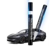 Ywooon Retouche Peinture pour Tesla Model Y 3 X S Kit de Réparation de Peinture Kit de Peinture au Stylo et Pinceau 2 en 1 Peinture Jante Réparation de Réparation 1 Pièce (Midnight Silver-PMNG)