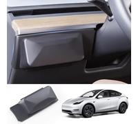 Ywooon Support de Lunettes de Soleil pour Tesla Model Y 2020-2024, Organiseur de Tableau de Bord, Boîte de Rangement pour Console Centrale, Support de Lunettes, Accessoires D'intérieur