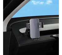 Ywooon Support Téléphone pour Tesla Model Y 2025 Juniper Model 3 2025 2024 Highland, Support de Téléphone Lectric avec énergie Solaire, Support de Téléphone de Voiture pour Tesla Accessoires