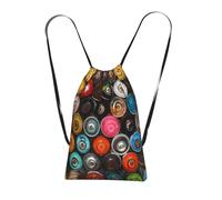 YWPCOIUYB Bombe de peinture en aérosol,Sac à dos unisexe à cordon, sac de sport, sac de gym, sac à dos pliable à cordon
