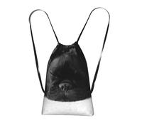 YWPCOIUYB Bouledogue français,Sac à dos unisexe à cordon, sac de sport, sac de gym, sac à dos pliable à cordon