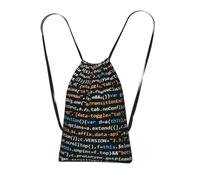 YWPCOIUYB Code de programmation du programmeur,Sac à dos unisexe à cordon, sac de sport, sac de gym, sac à dos pliable à cordon