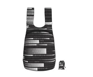 YWPCOIUYB Code du programmeur Black,Sac à dos pliable et pliable, unisexe, idéal pour le sport, la gym et les loisirs.