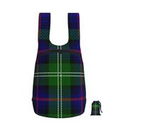 YWPCOIUYB Plaid écossais en tartan du clan Sutherland,Sac à dos pliable et pliable, unisexe, idéal pour le sport, la gym et les loisirs.