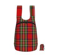 YWPCOIUYB Plaid tartan du clan Stewart écossais,Sac à dos pliable et pliable, unisexe, idéal pour le sport, la gym et les loisirs.