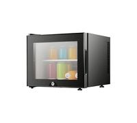 YWPYMX Mini réfrigérateur Compact 20L Porte vitrée avec Serrure Silencieux pour Chambre Bureau hôtel stocke vin Soda bière Snacks