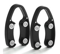 YWQ - Lot de 2 coupe-capsules magnétiques pour bouteille de vin - Noir