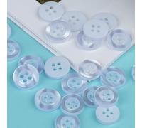 YWQHS 1000 pièces 9-12.5MM Bouton en résine 4 Trous Boutons de Couture de Chemise Boutons décoratifs à Dos Plat pour l'artisanat, la Couture, Le Projet Fait à la Main