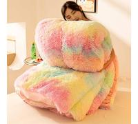 YWQJL Couette 200x230cm Chaude Edredon Gonflant Duvet Couverture Hiver Couette Lestée Couettes Couverture Epaisse Lit 2 Personnes Doux Et Confortable Grand Froid(#6,180x220cm/3.75kg)