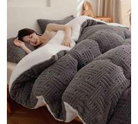 YWQJL Couette Chaude 220x240 Hiver Couverture Epaisse Polaire Doux Chaudes Couettes 2 Personnes Edredon Confortable Gonflant Duvet Couette pour l'hiver(#3,180x220cm/3.5kg)