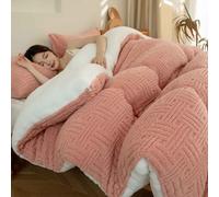 YWQJL Couette Chaude 220x240 Hiver Couverture Epaisse Polaire Doux Chaudes Couettes 2 Personnes Edredon Confortable Gonflant Duvet Couette pour l'hiver(#6,200x230cm/4kg)
