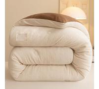 YWQJL Couette Hiver 220x240 TrèS Chaude Couleur Couette Epaisse Moelleuse Couverture Hiver Chaude Edredon Duvet Gonflant éDredon(5,150x200cm/2kg)