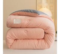 YWQJL Couette Hiver 220x240 TrèS Chaude Couleur Couette Epaisse Moelleuse Couverture Hiver Chaude Edredon Duvet Gonflant éDredon(8,150x200cm/3kg)