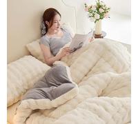 YWQJL Couettes Epaisse Couverture Hiver Chaude Edredon Gonflant Duvet Couette 220x240 Chaude Et Épaisse Edredon 1 Ou 2 Personne Et Couettes pour Lit sans Housse(#5,200x230cm/4kg)