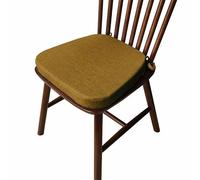 YWQJL Coussin Chaise Galette De Chaise, Coussins De Chaise D'Intã Rieur, Ovale Galette Chaises Intérieur Antidérapante Fonde, Campagnarde Coussin pour Chaise Salle À Manger(F,43 * 40 * 35(5cm))