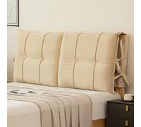 YWQJL Coussin De Lecture Dossier De Lit Oreiller Ergonomique Appui Dos Confortable Contre Les Maux De Dos Coussins Lombaires Coussin Tête De Lit Amovible(#4,200x60x10cm)