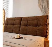 YWQJL Coussin De Lecture Dossier De Lit Oreiller Ergonomique Appui Dos Confortable Contre Les Maux De Dos Coussins Lombaires Coussin Tête De Lit Amovible(#5,90x60x10cm)