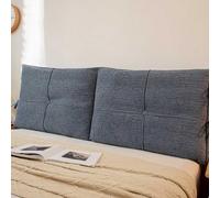 YWQJL Coussin De Lecture Dossier De Lit Oreiller Ergonomique Appui Dos Confortable Contre Les Maux De Dos Coussins Lombaires Coussin Tête De Lit Amovible(#15,200x60x10cm)