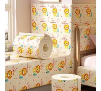 YWQJL Coussin Mural Panneau Mural Decoratif Panneaux Muraux Rembourrés Panneau Tete De Lit À Coller 200cm Protection Murale Sticker Tete De Lit Enfant(#16,20x200cm/1 Roll)