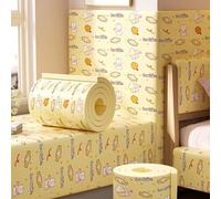 YWQJL Coussin Mural Panneau Mural Decoratif Panneaux Muraux Rembourrés Panneau Tete De Lit À Coller 200cm Protection Murale Sticker Tete De Lit Enfant(#10,20x200cm/2 Rolls)