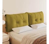 YWQJL Coussin TêTe De Lit avec Dossier De Lit Et Oreiller De Lecture - Soutien Dorsal Et Appui-TêTe Confortable pour La Lecture Au Lit, Solution De Relaxation ComplèTe Et Ajustable(#6,200x60x12cm)