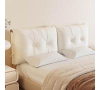 YWQJL Coussin TêTe De Lit avec Dossier De Lit Et Oreiller De Lecture - Soutien Dorsal Et Appui-TêTe Confortable pour La Lecture Au Lit, Solution De Relaxation ComplèTe Et Ajustable(#1,200x60x12cm)