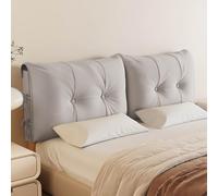 YWQJL Coussin TêTe De Lit avec Dossier De Lit Et Oreiller De Lecture - Soutien Dorsal Et Appui-TêTe Confortable pour La Lecture Au Lit, Solution De Relaxation ComplèTe Et Ajustable(#7,190x60x12cm)