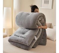 YWQJL Couverture Hiver Chaude Couette Hiver 220x240 TrèS Chaude Couleur Edredon Duvet Gonflant Couette Epaisse Moelleuse éDredon(5,180x220cm/4kg)