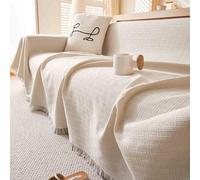 YWQJL Couvre Canapé 3 4 2 1places Coton Housse Canape Lit Protection Canape Chat Anti Griffe Housse De Canapé sans Accoudoirs(#4,180x300cm)