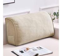 YWQJL Dossier De Lit Coussin Tete De Lit Coussin De Lecture pour Lit Ou Canapé Coussin Lombaire Voiture Oreiller De Lecture Ergonomique Oreiller Cale Tête De Lit(#6,60x20x35cm)