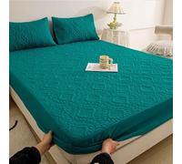 YWQJL Drap Housse Matelas éPais Draps Housses Poche Profonde Couleur Unie Housse Matelas Drap-Housse avec Une Rebord éLastique(c8,120x200cm)