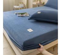 YWQJL Drap Housse Matelas éPais Protege Matelas Ajustable avec éLastique IntéGral, AntidéRapant Et Respirant Drap Housse 180x200(g,120x200cm)