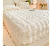 YWQJL Drap Housse Matelas éPais Protege Matelas Ajustable avec éLastique IntéGral, AntidéRapant Et Respirant Drap Housse 180x200(a,180x200cm)