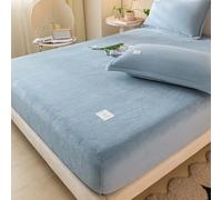 YWQJL Drap Housse Matelas éPais Protege Matelas Ajustable avec éLastique IntéGral, AntidéRapant Et Respirant Drap Housse 180x200(e,120x200cm)