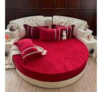 YWQJL Drap Housse Matelas éPais, ProtèGe Matelas, Drap Housse à Poches Profondes pour Sommiers Ronds, Polyvalent Et Confortable(a2,200cm)