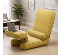 YWQJL Fauteuil De Sol Pliable Fauteuil De Lecture Confortable Chaise Pliante avec Dossier Réglable Chauffeuse 1 Place Convertible Canapé Paresseux Adulte(#3,1 Piece Pack)