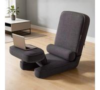 YWQJL Fauteuil De Sol Pliable Fauteuil De Lecture Confortable Chaise Pliante avec Dossier Réglable Chauffeuse 1 Place Convertible Canapé Paresseux Adulte(#1,1 Piece Pack)