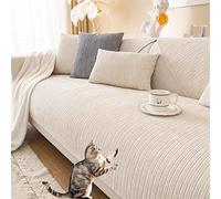 YWQJL Housse Canapé d'angle,Couvre Canapé d'angle 4/3/2/1 Places Couvre Canapé 1 Piece,Antidérapante avec Accoudoirs Housse de Canapé Couverture De Canapé en Forme De L,B-70x70cm