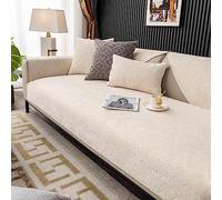 YWQJL Housse de canapé en Velours 1 2 3 4 Places,Housse de canapé Douce en Forme de L,jeté de canapé antidérapant Housse de canapé d'angle,protège-canapé pour Chiens,C-90x180cm