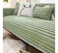 YWQJL Housse de canapé en Velours 1 2 3 4 Places,Housse de canapé Douce en Forme de L,jeté de canapé antidérapant Housse de canapé d'angle,protège-canapé pour Chiens,I-70x120cm