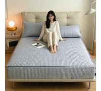 YWQJL Housse Matelas IntéGrale à Fermeture éClair, Protection Efficace pour Matelas RevêTement Doux Et RéSistant(4,200x220+20cm)